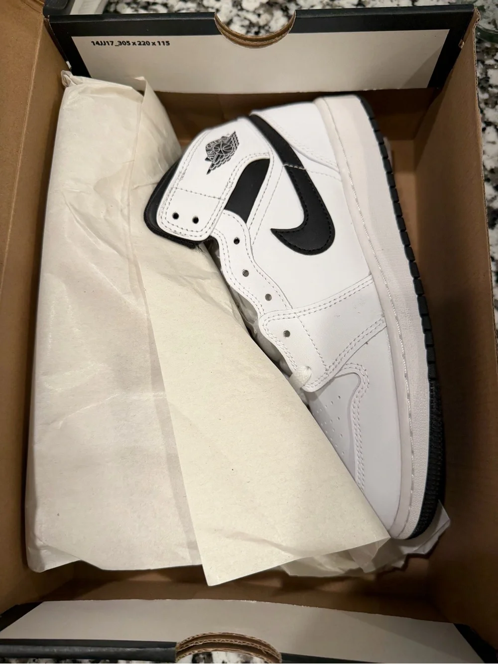Nike Black Box with Gold Jumpman and 23 Accent